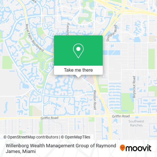 Mapa de Willenborg Wealth Management Group of Raymond James