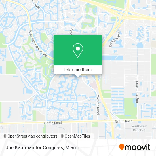 Joe Kaufman for Congress map