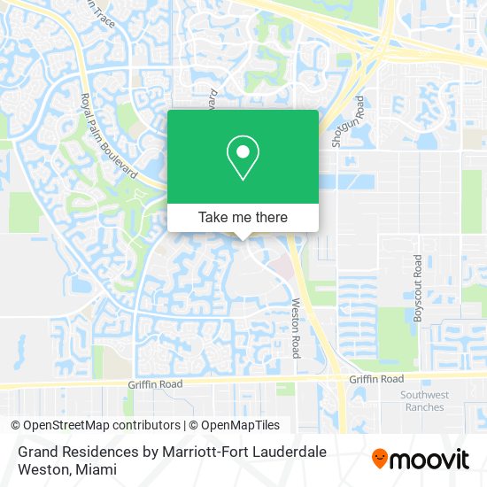 Grand Residences by Marriott-Fort Lauderdale Weston map