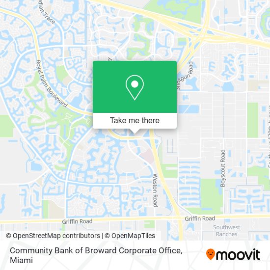 Mapa de Community Bank of Broward Corporate Office