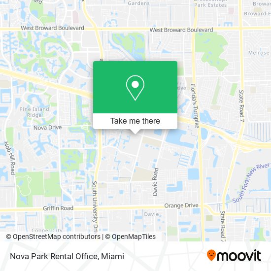 Nova Park Rental Office map