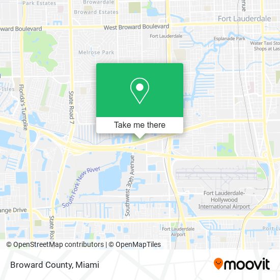 Mapa de Broward County