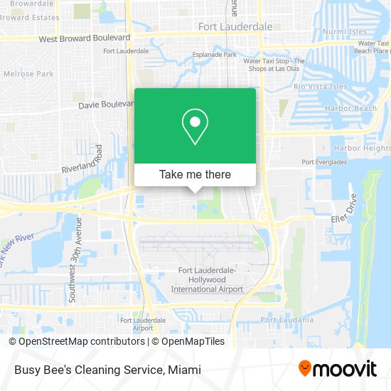 Busy Bee's Cleaning Service map
