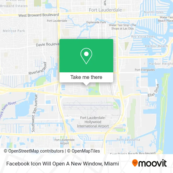 Facebook Icon Will Open A New Window map