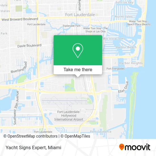 Yacht Signs Expert map