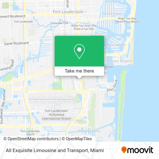 All Exquisite Limousine and Transport map