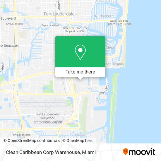 Mapa de Clean Caribbean Corp Warehouse