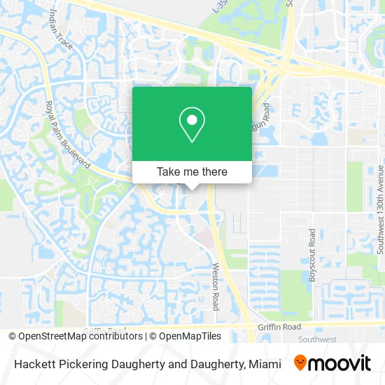 Hackett Pickering Daugherty and Daugherty map