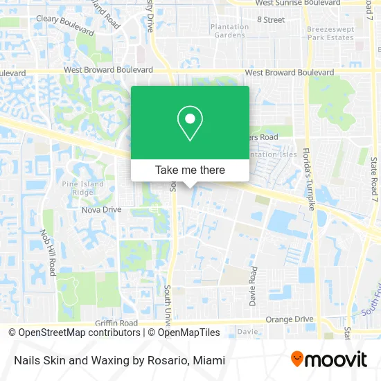 Nails Skin and Waxing by Rosario map