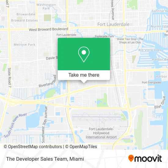 The Developer Sales Team map