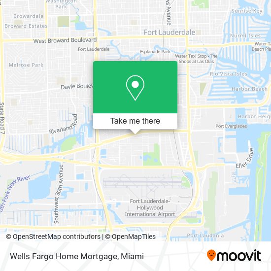 Mapa de Wells Fargo Home Mortgage