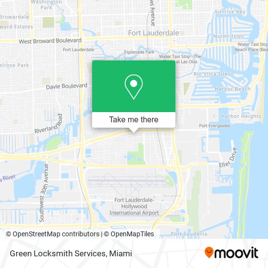 Green Locksmith Services map