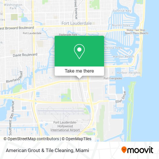 American Grout & Tile Cleaning map