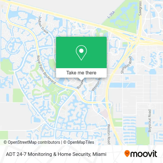 ADT 24-7 Monitoring & Home Security map