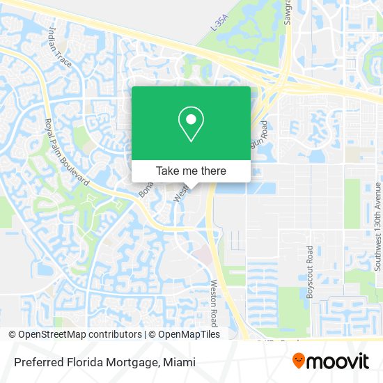 Preferred Florida Mortgage map