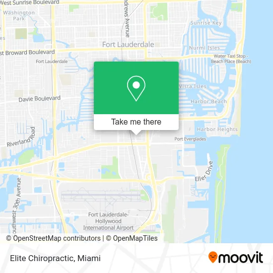 Elite Chiropractic map