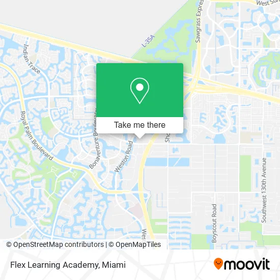 Flex Learning Academy map