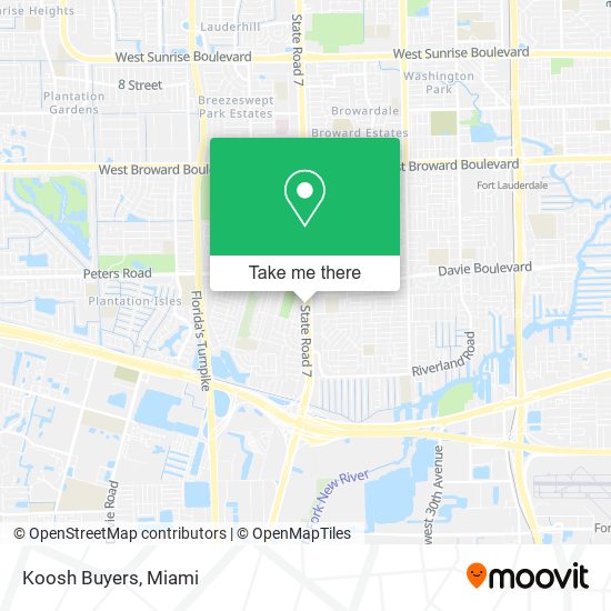 Koosh Buyers map