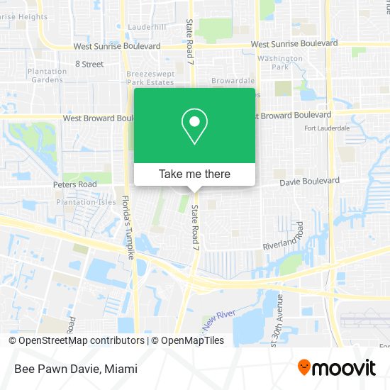 Bee Pawn Davie map