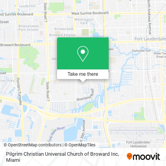 Mapa de Pilgrim Christian Universal Church of Broward Inc