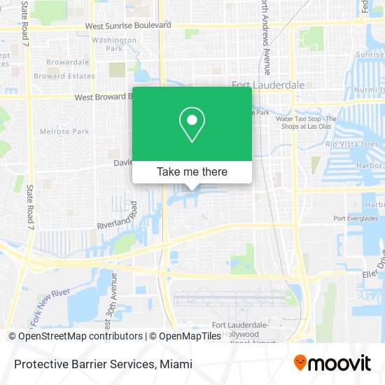 Protective Barrier Services map