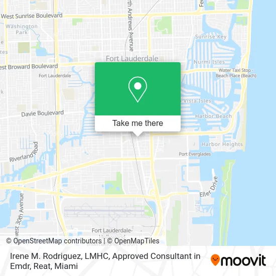 Irene M. Rodriguez, LMHC, Approved Consultant in Emdr, Reat map