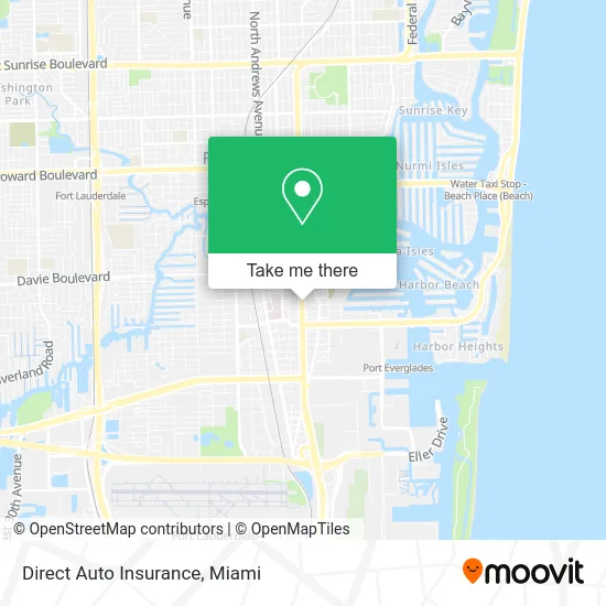 Direct Auto Insurance map