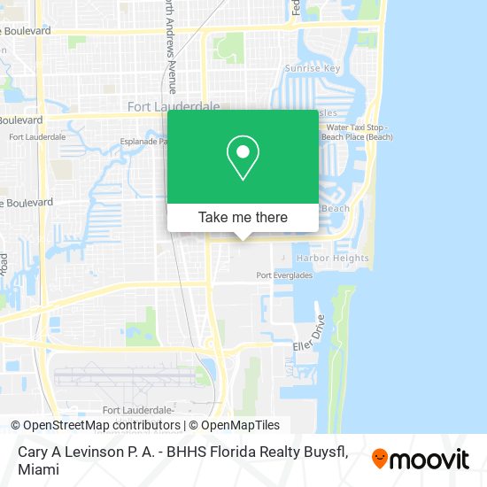 Cary A Levinson P. A. - BHHS Florida Realty Buysfl map