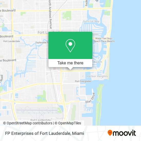 Mapa de FP Enterprises of Fort Lauderdale