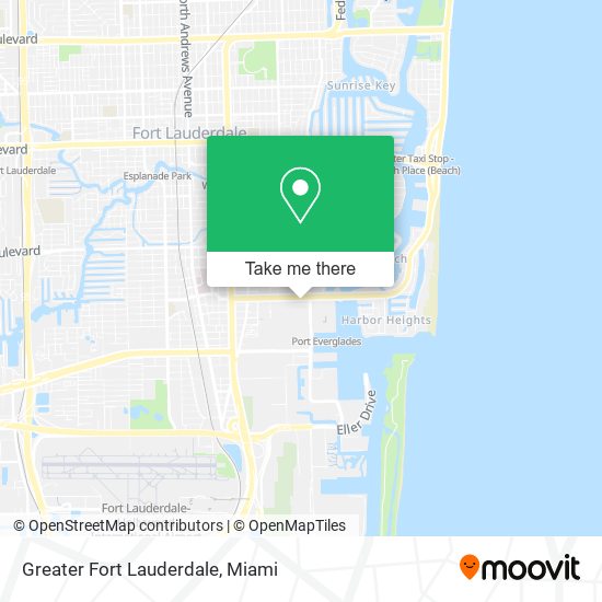 Mapa de Greater Fort Lauderdale