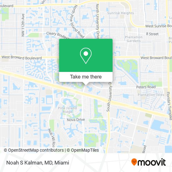 Mapa de Noah S Kalman, MD