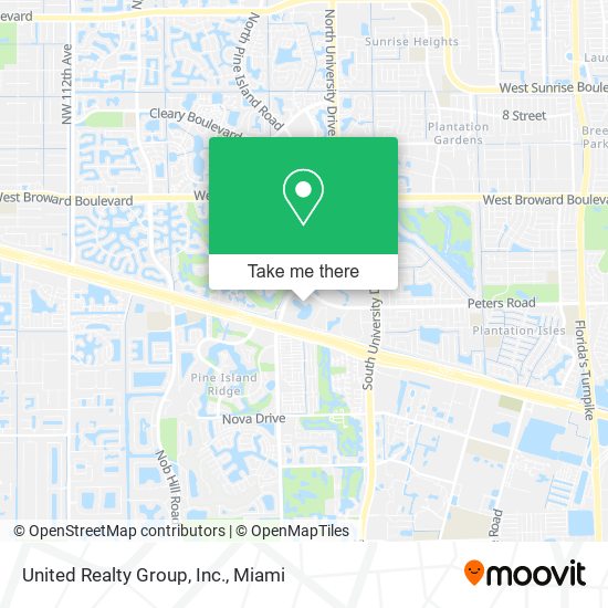 United Realty Group, Inc. map