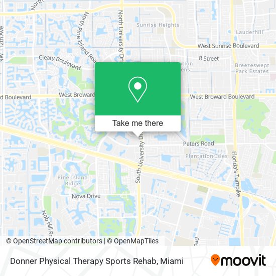 Donner Physical Therapy Sports Rehab map
