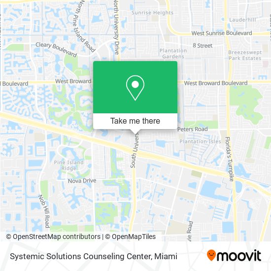 Systemic Solutions Counseling Center map