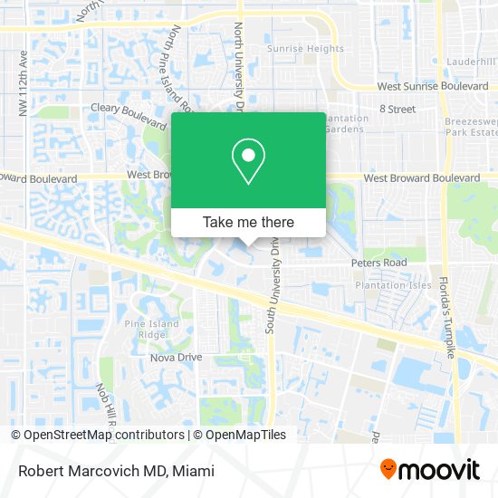 Robert Marcovich MD map