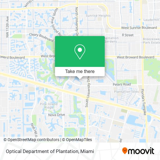 Optical Department of Plantation map