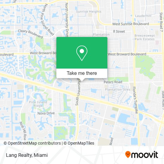 Lang Realty map