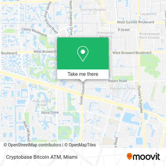Cryptobase Bitcoin ATM map