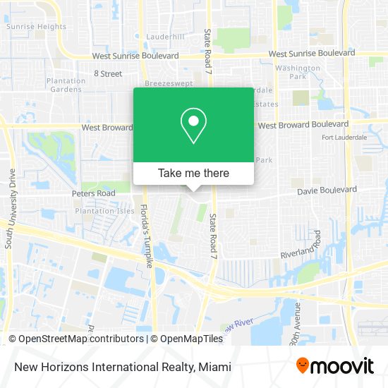 New Horizons International Realty map