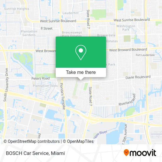 BOSCH Car Service map