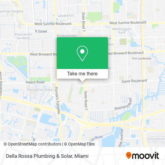 Della Rossa Plumbing & Solar map