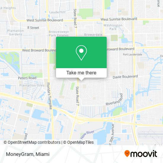 MoneyGram map