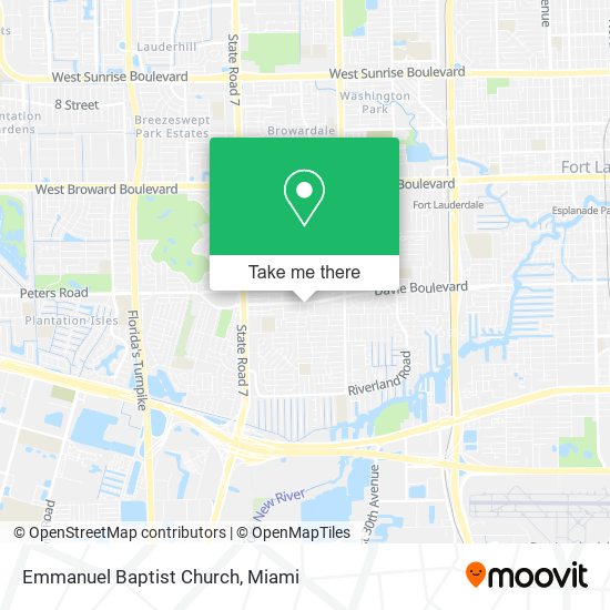 Mapa de Emmanuel Baptist Church