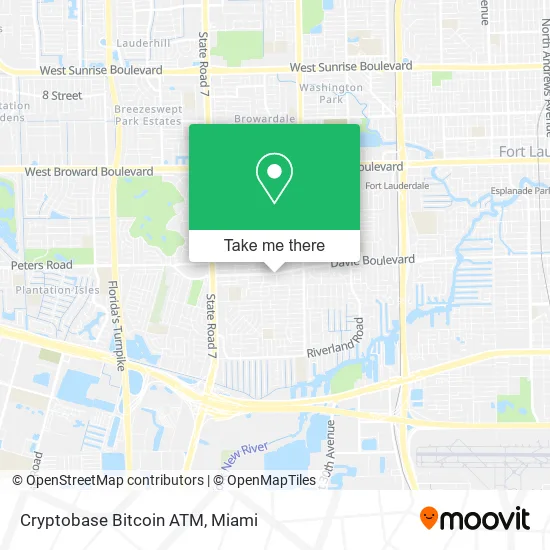 Mapa de Cryptobase Bitcoin ATM