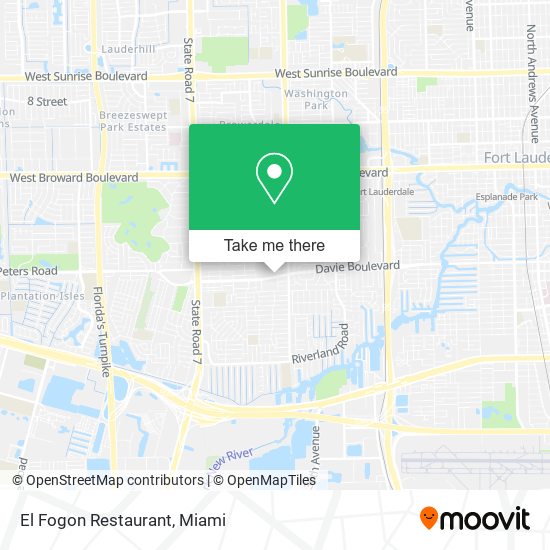 Mapa de El Fogon Restaurant