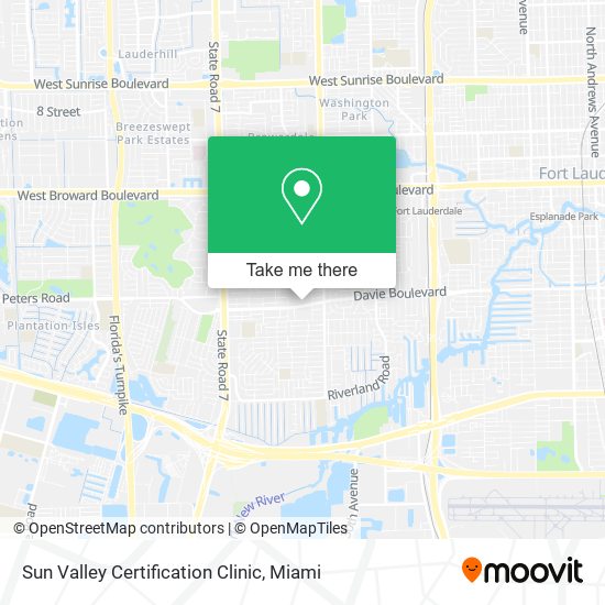 Sun Valley Certification Clinic map