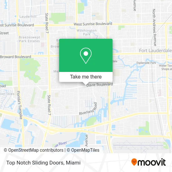 Top Notch Sliding Doors map