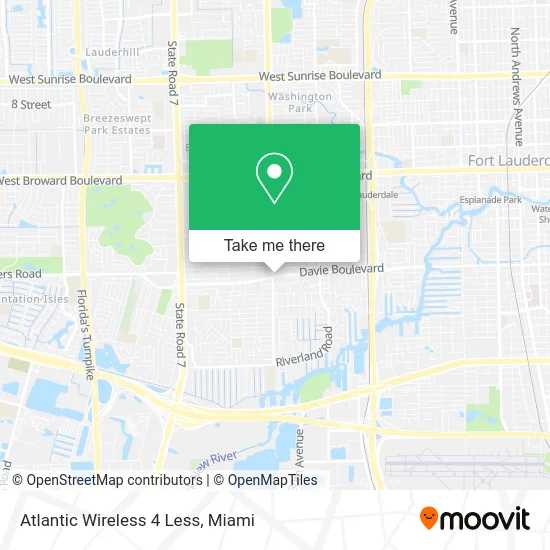 Atlantic Wireless 4 Less map