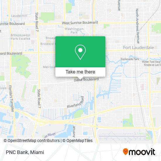 PNC Bank map