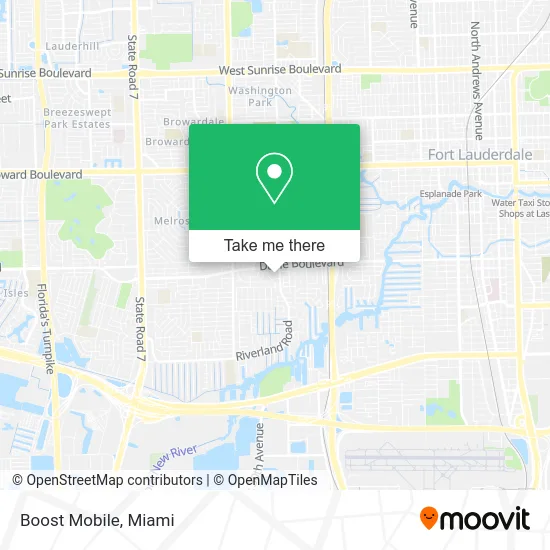 Boost Mobile map